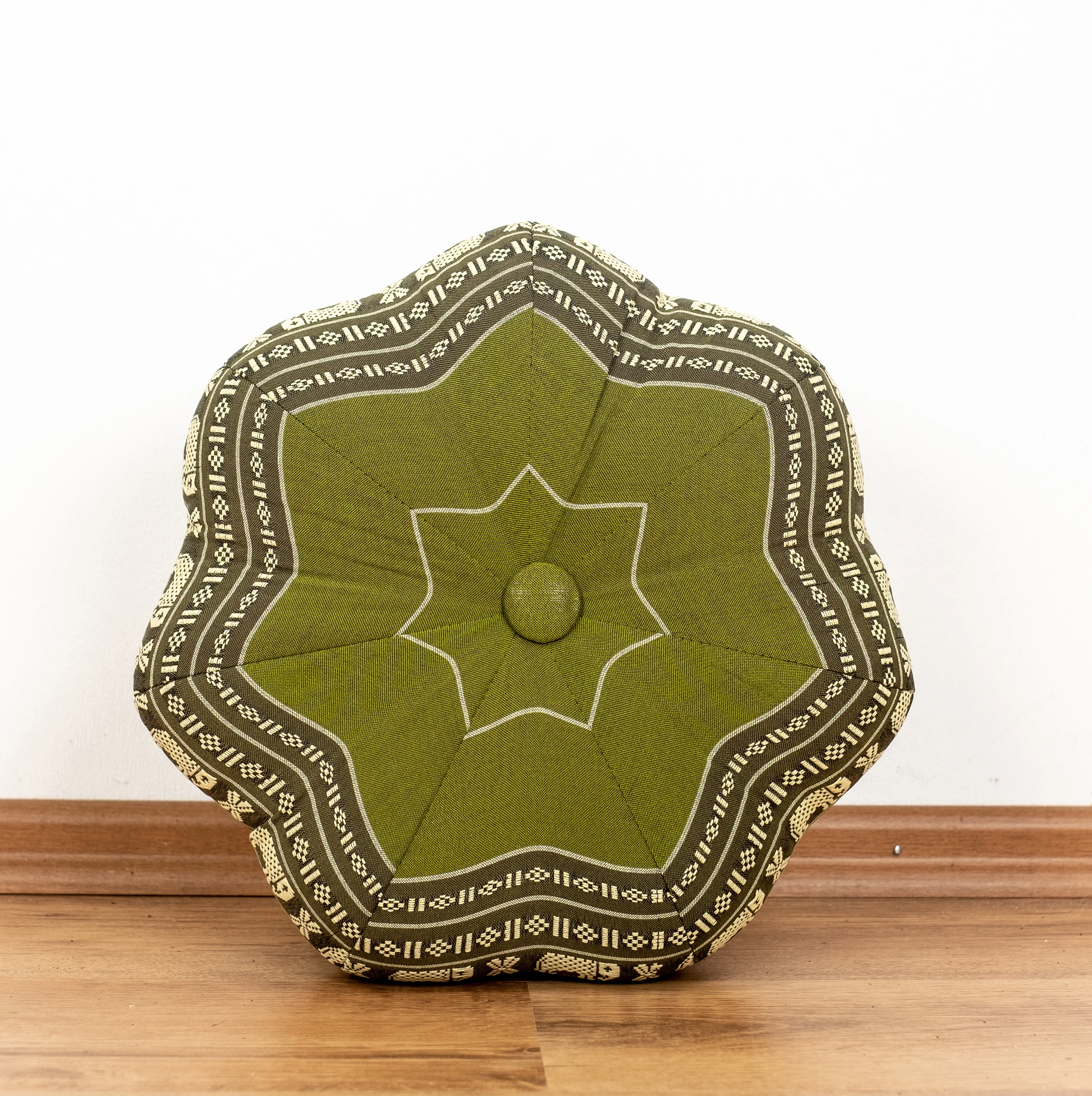 Cuscino zafu a stella piccolo in kapok