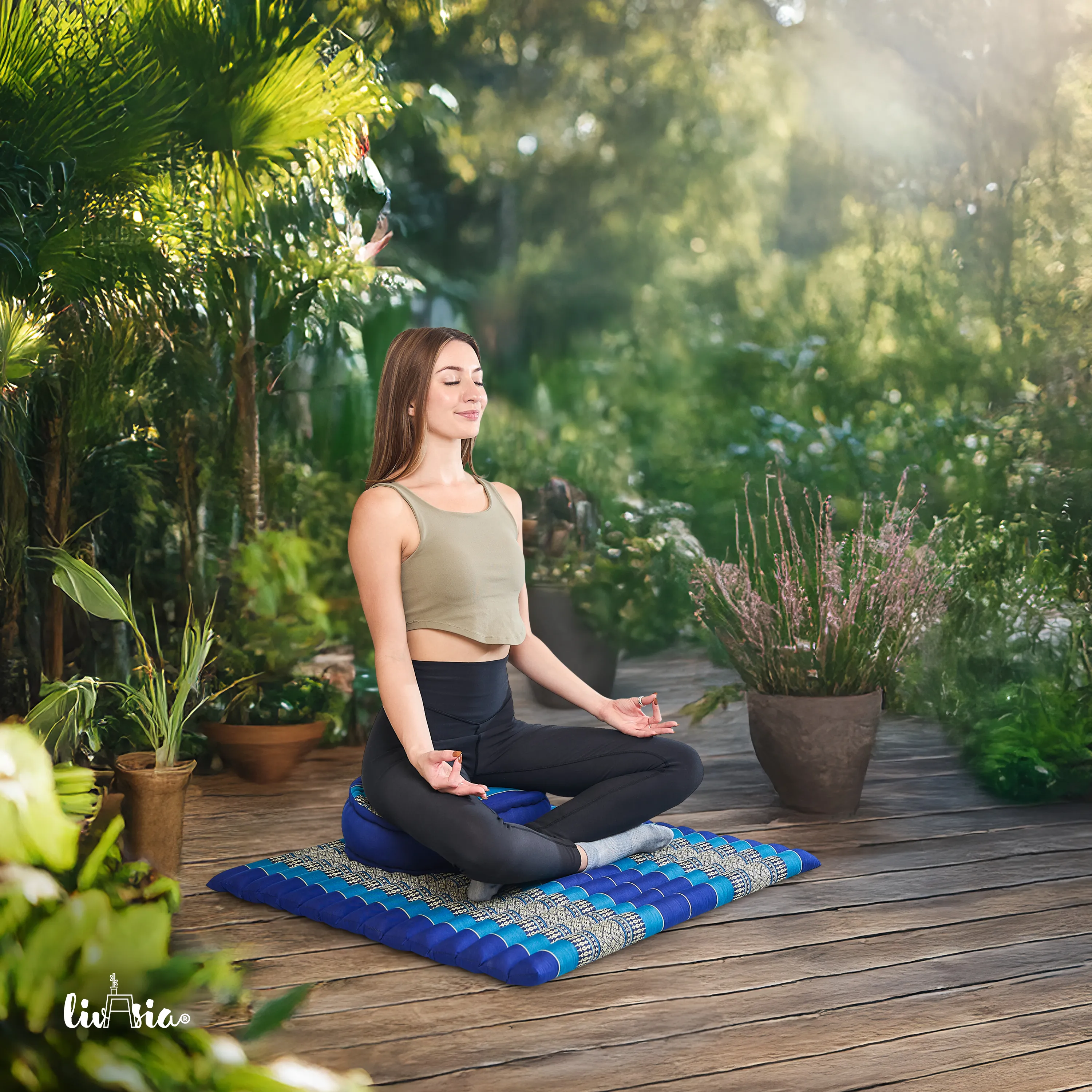 Set XL cuscini da meditazione in kapok