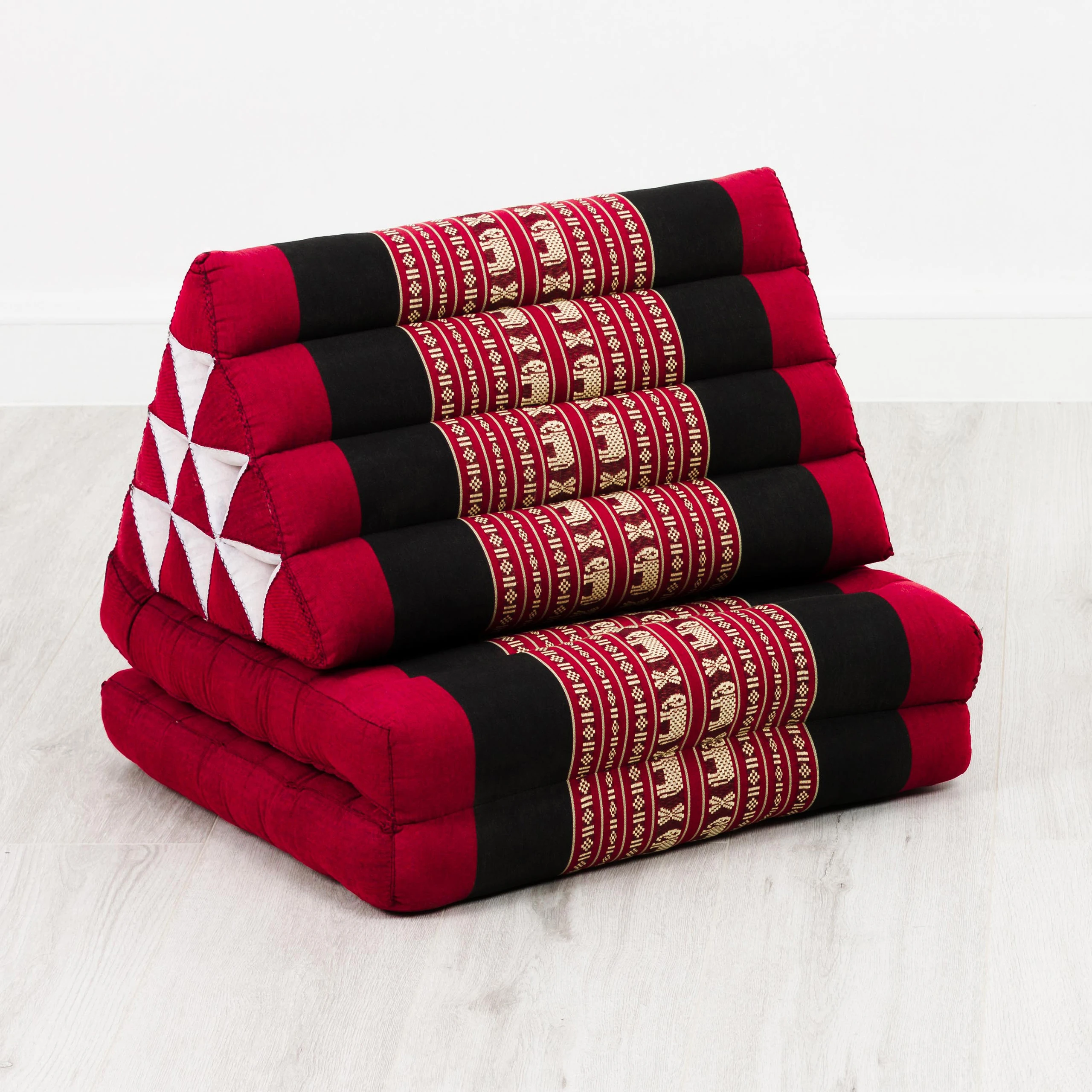 Cuscino thai in kapok con 2 elementi pieghevoli