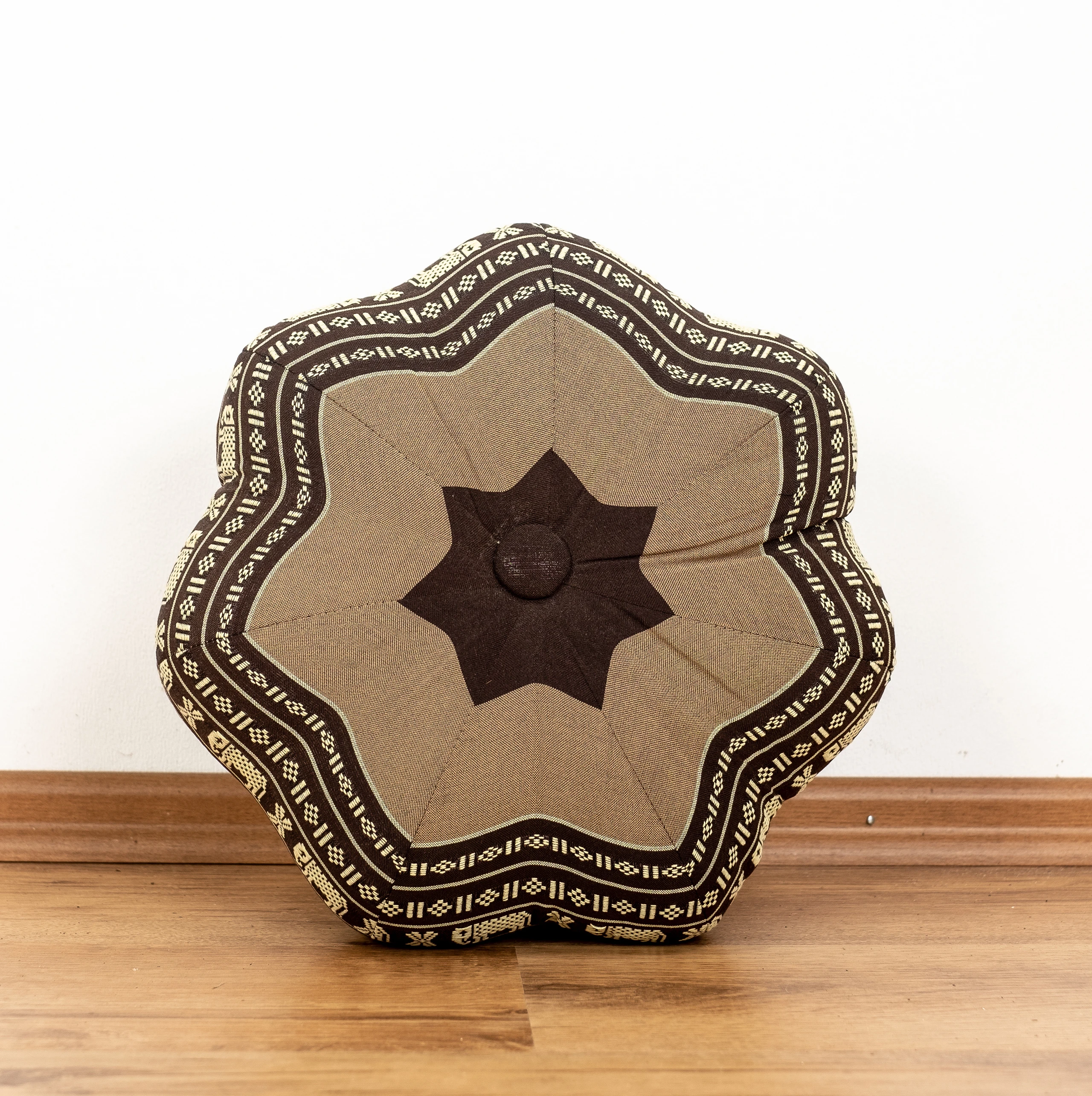 Cuscino zafu a stella piccolo in kapok