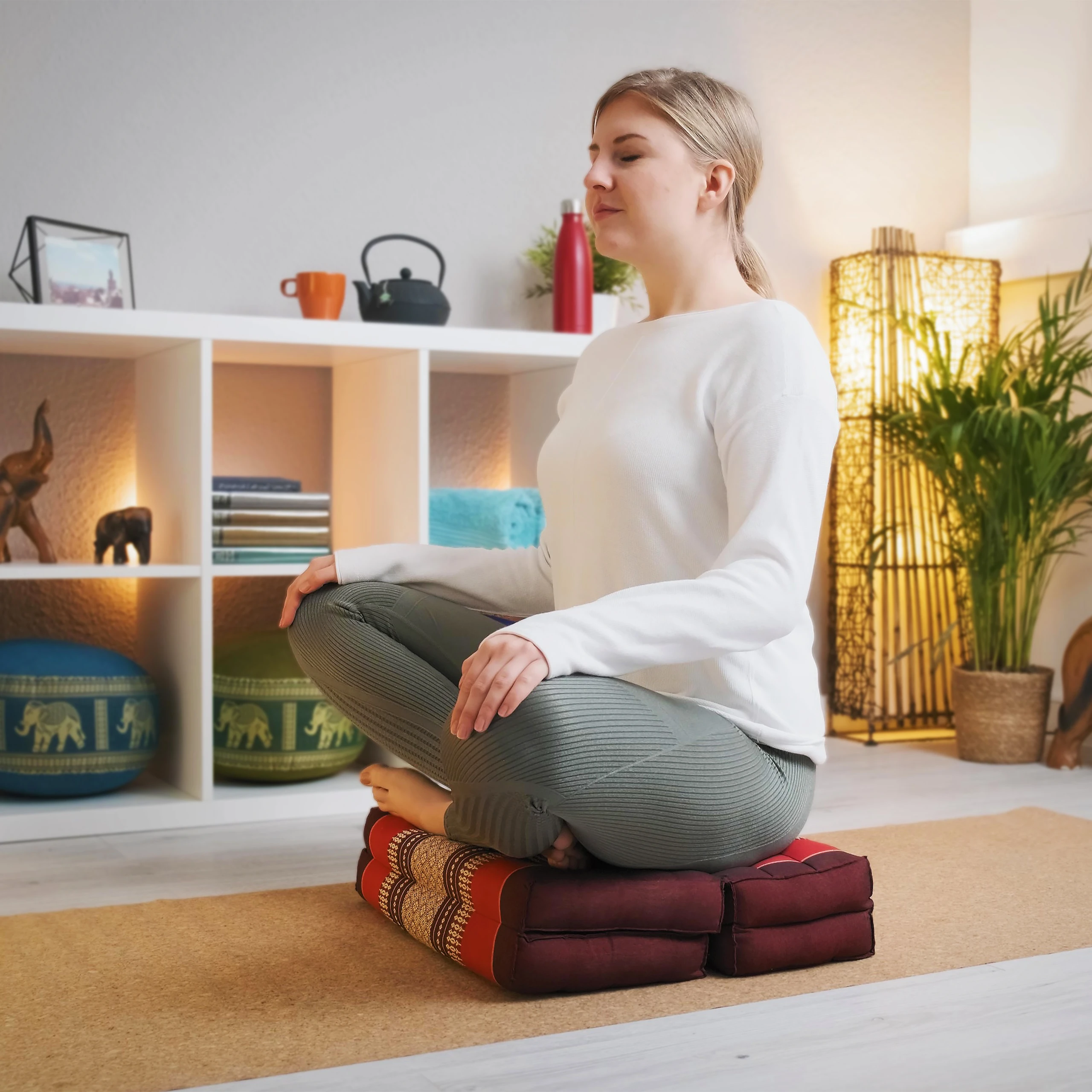 Cuscino di sostegno in kapok, pieghevole