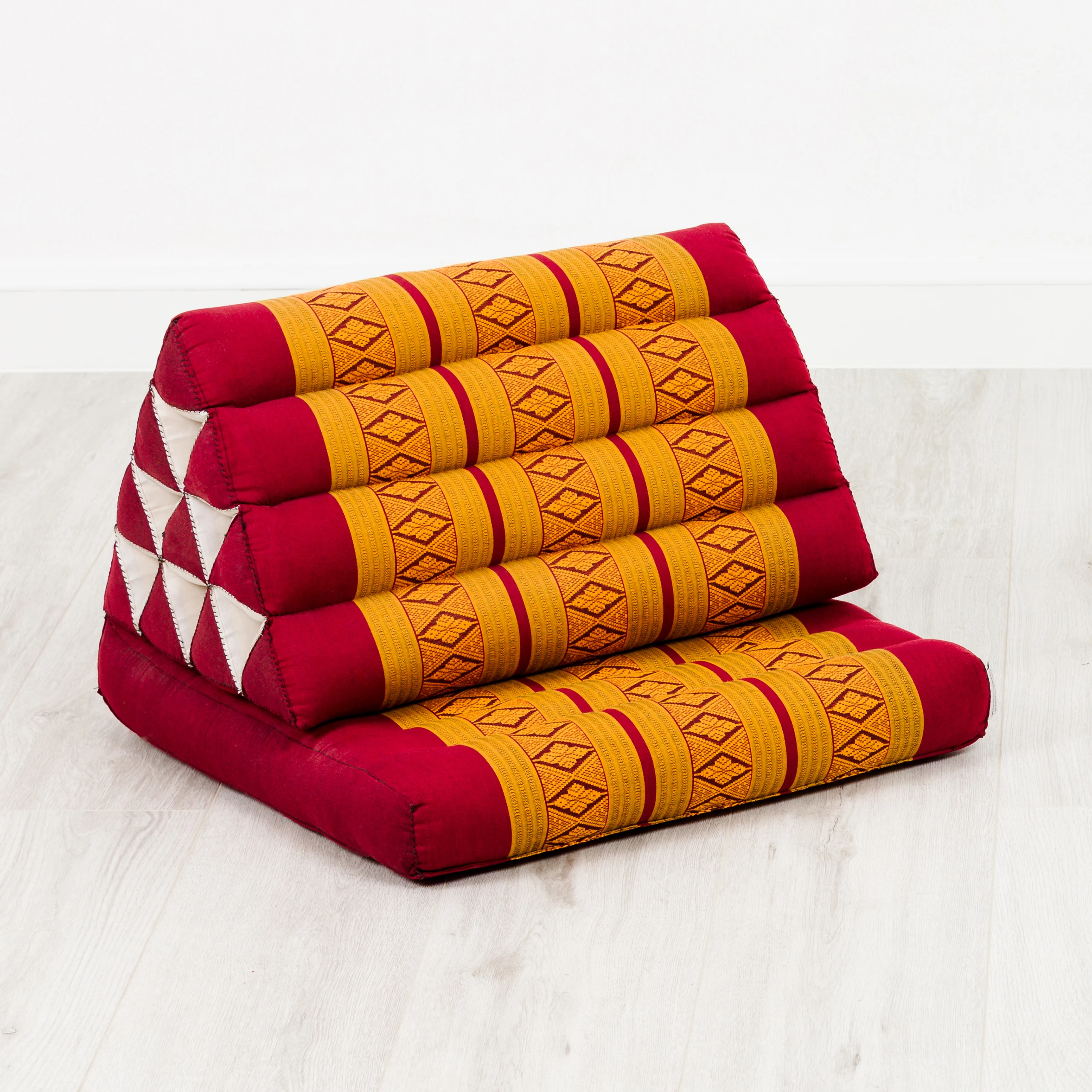 Cuscino thai in kapok con 1 elemento pieghevole