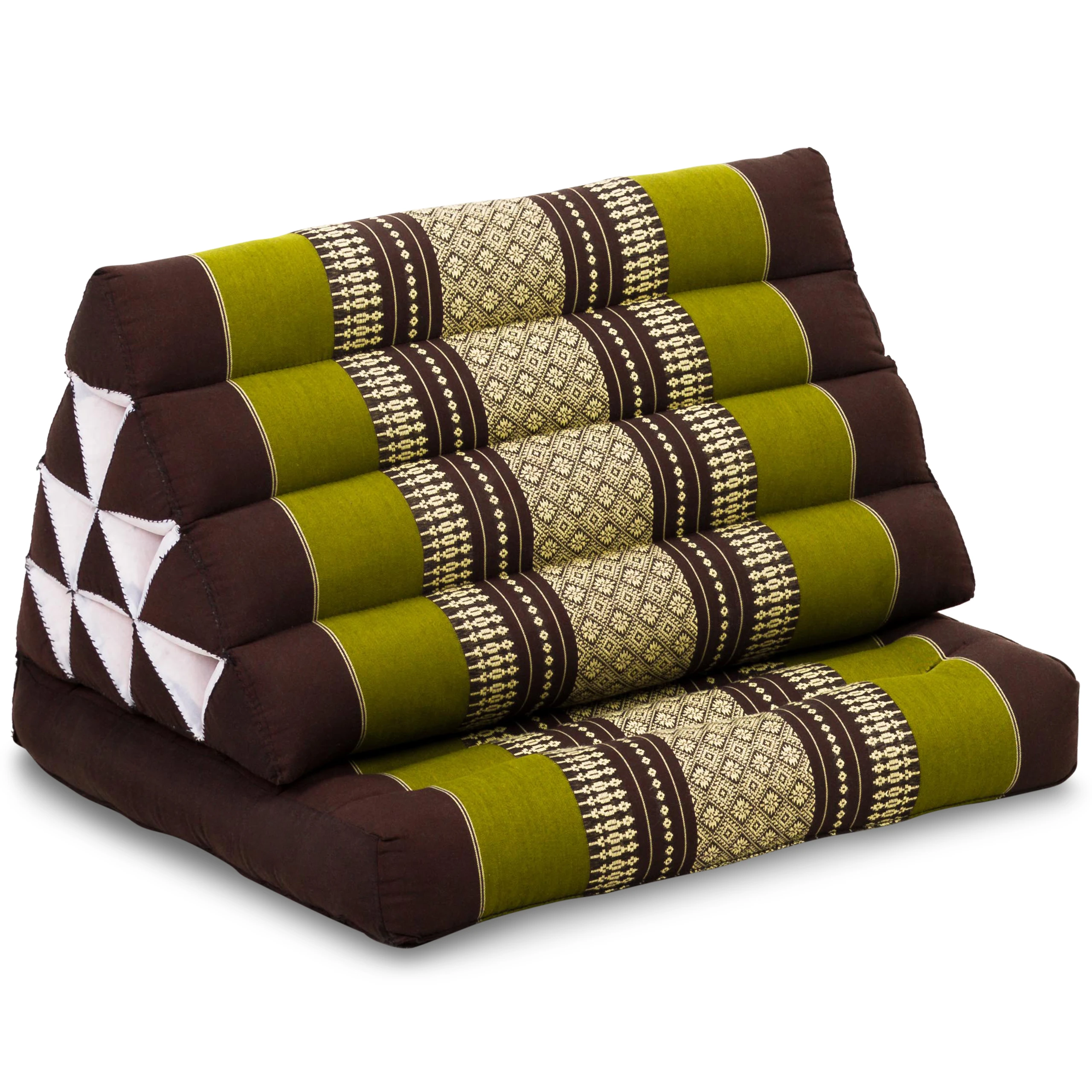Cuscino thai in kapok con 1 elemento pieghevole