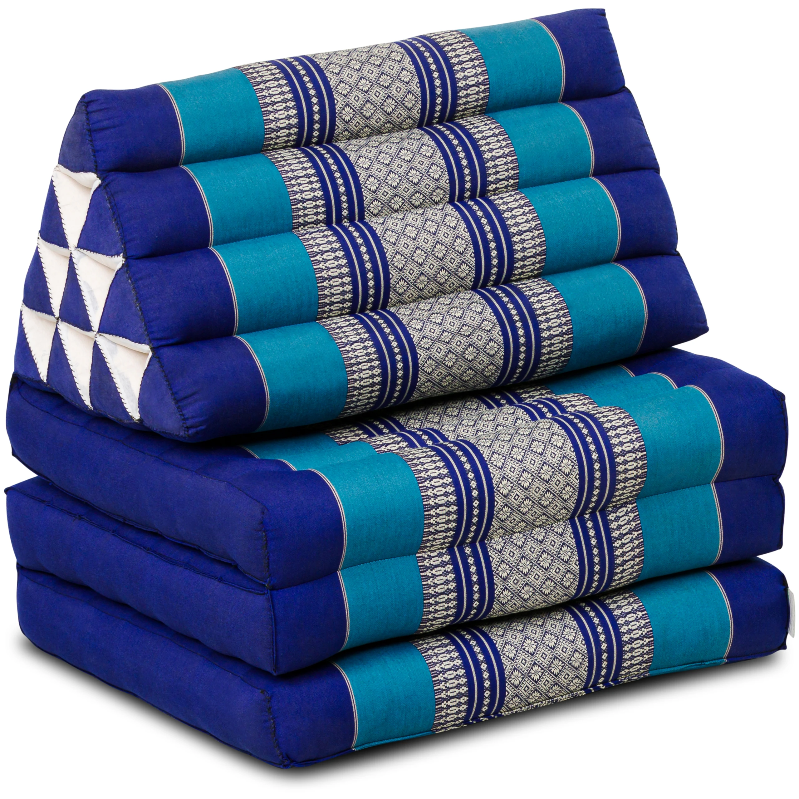 Cuscino thai in kapok con 3 elementi pieghevoli, Classic