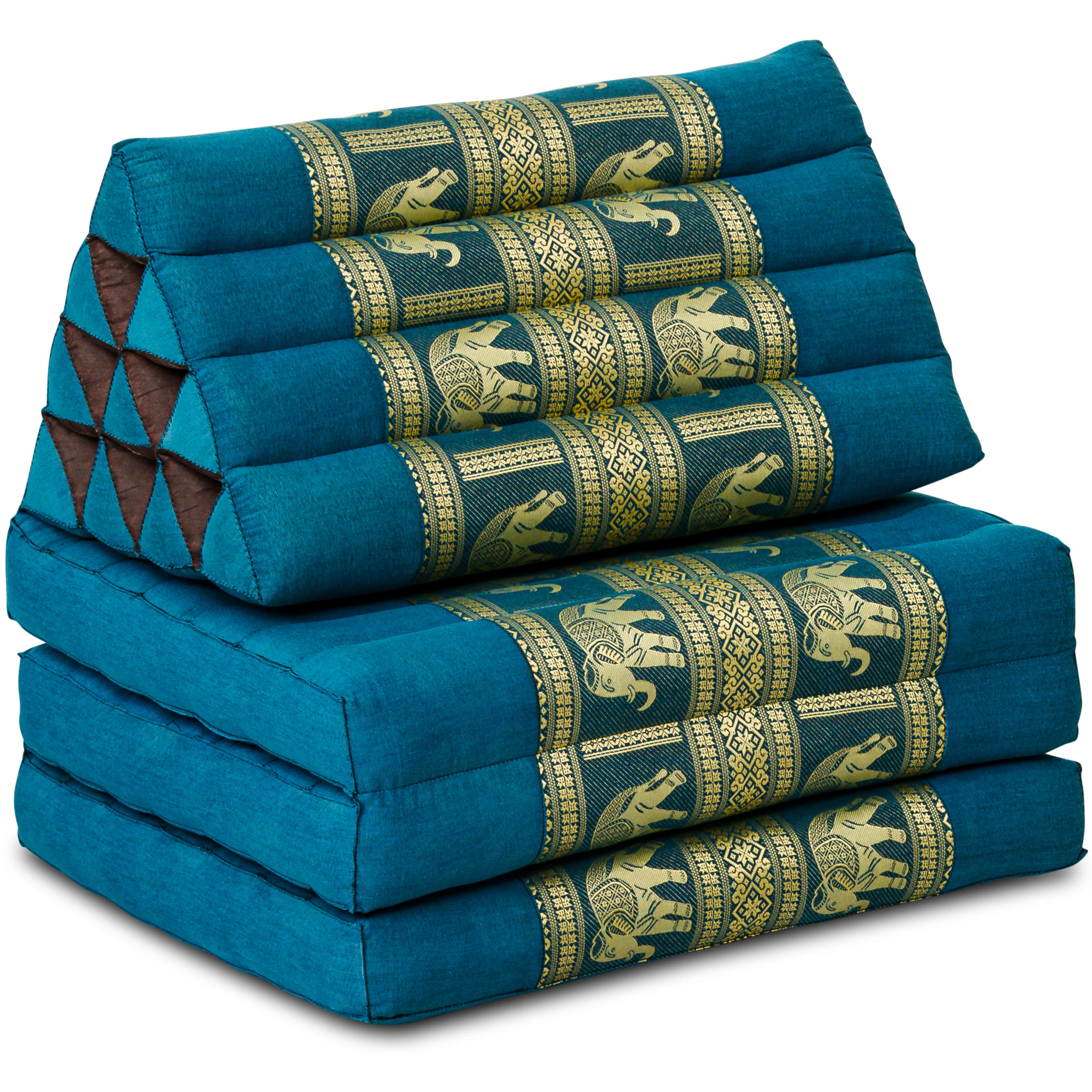 Cuscino thai in kapok con 3 elementi pieghevoli, Deluxe