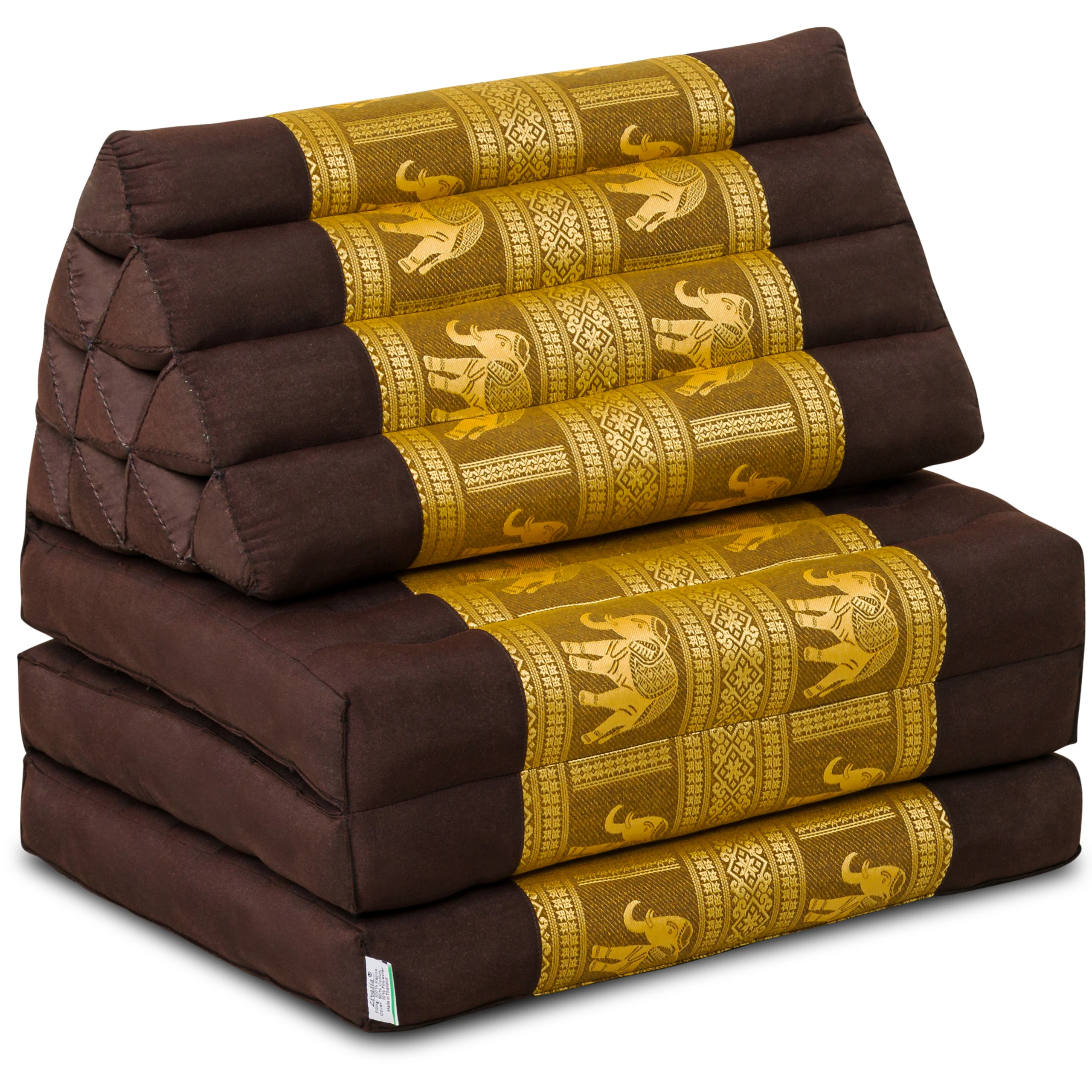 Cuscino thai in kapok con 3 elementi pieghevoli, Deluxe