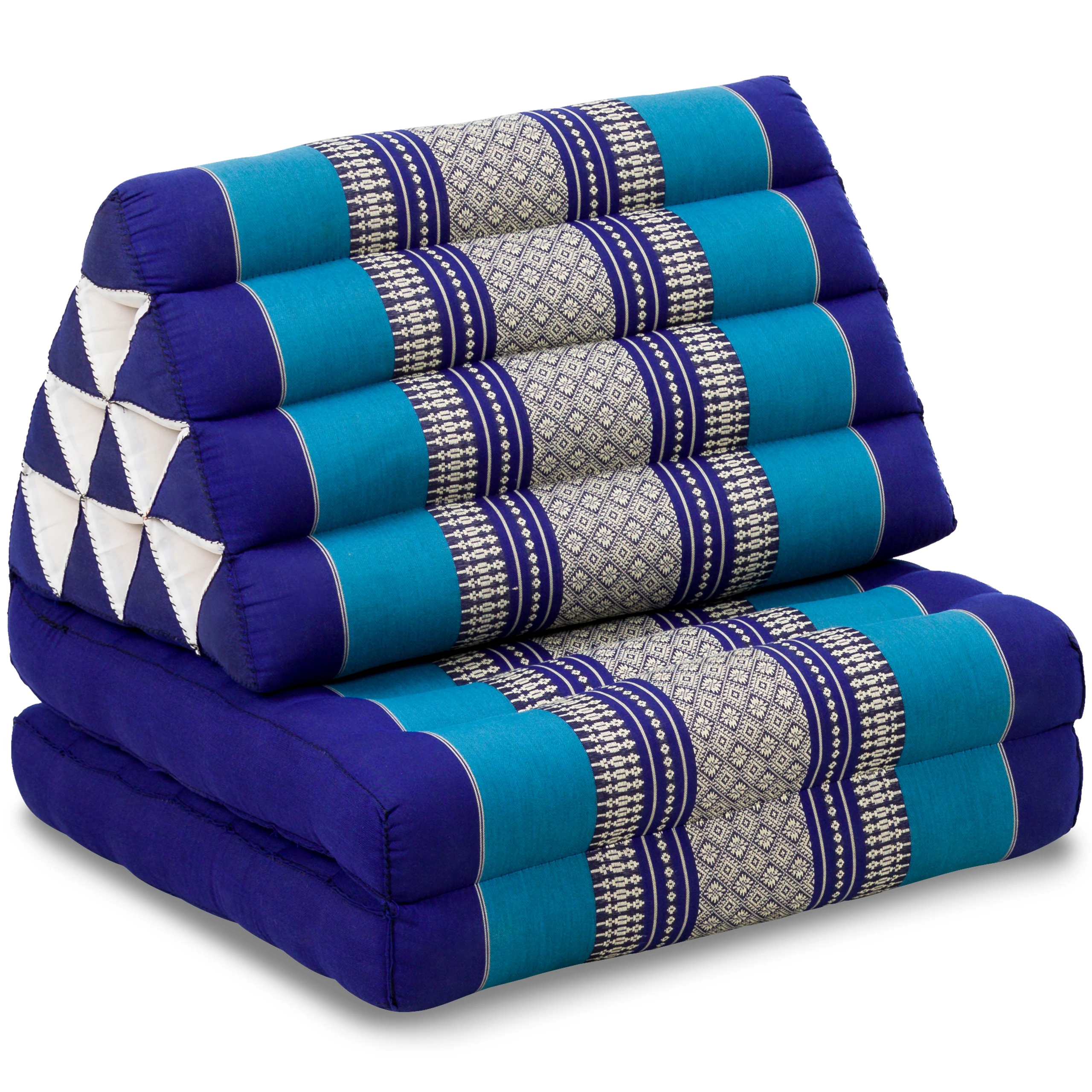 Cuscino thai in kapok con 2 elementi pieghevoli