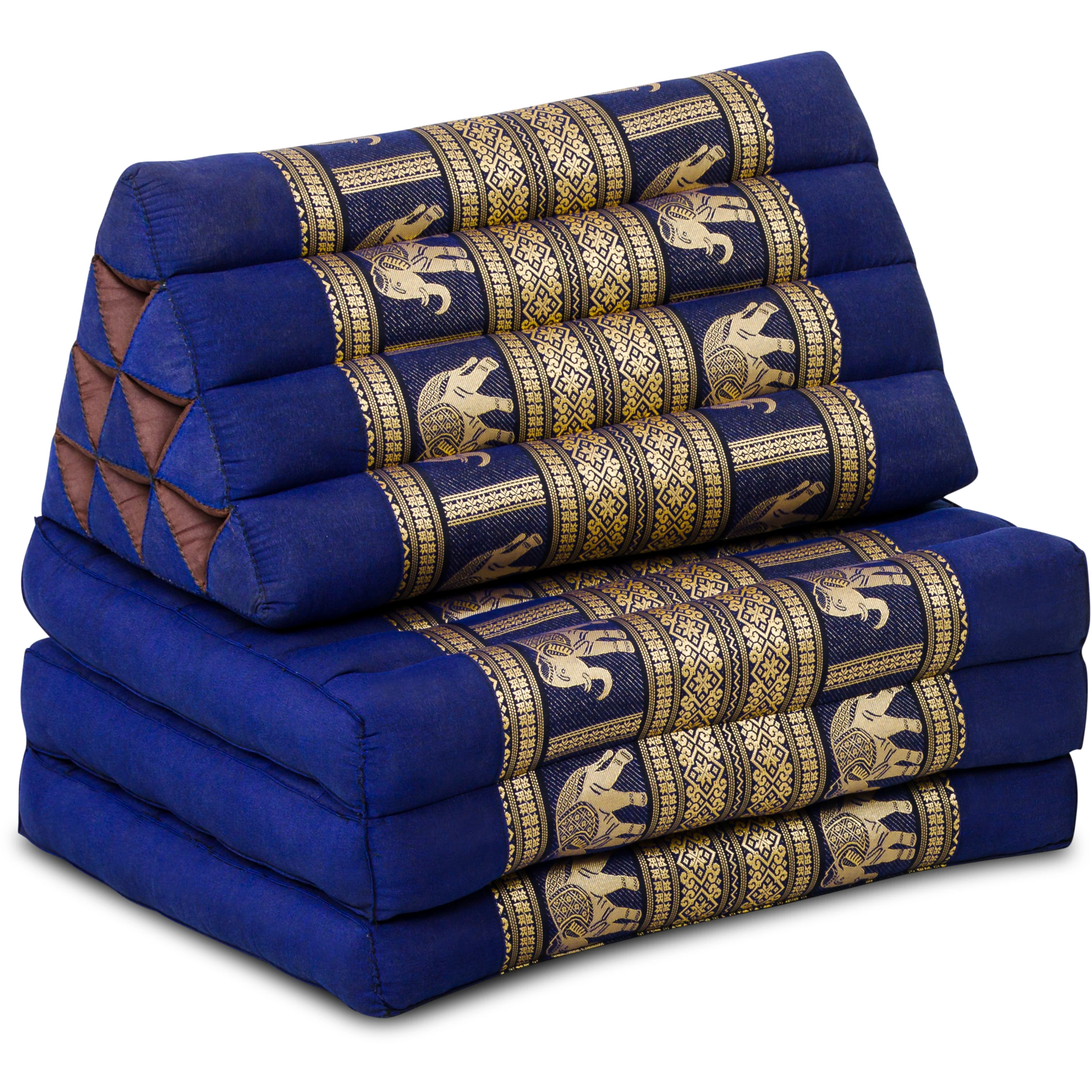 Cuscino thai in kapok con 3 elementi pieghevoli, Deluxe
