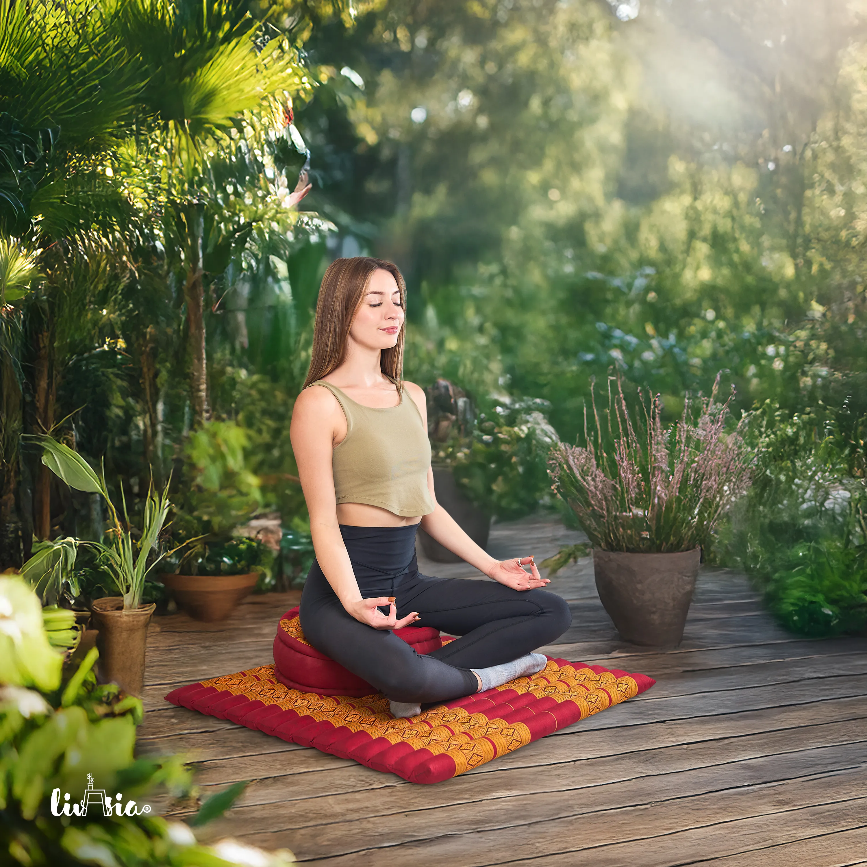 Set XL cuscini da meditazione in kapok