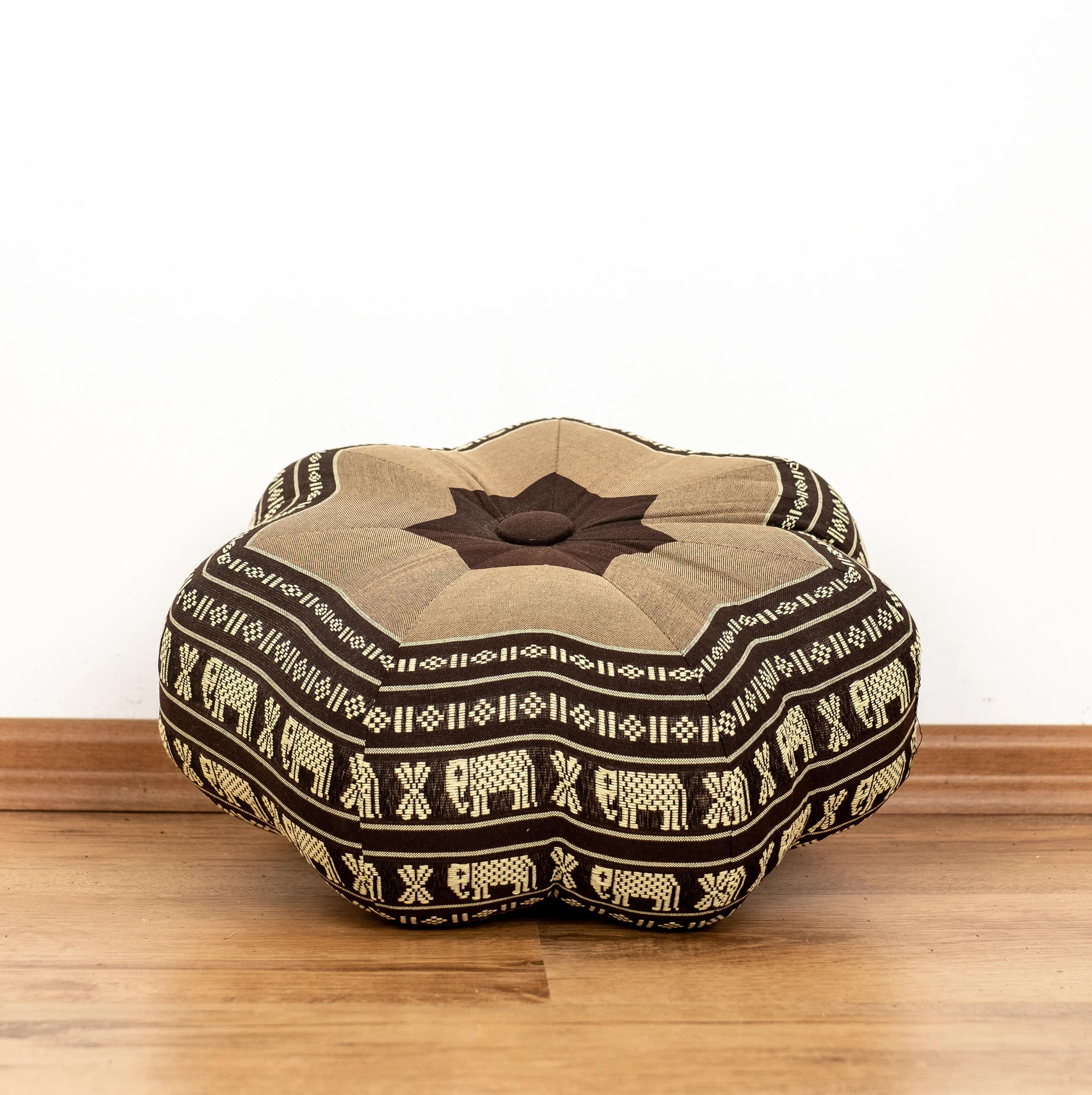 Cuscino zafu a stella piccolo in kapok