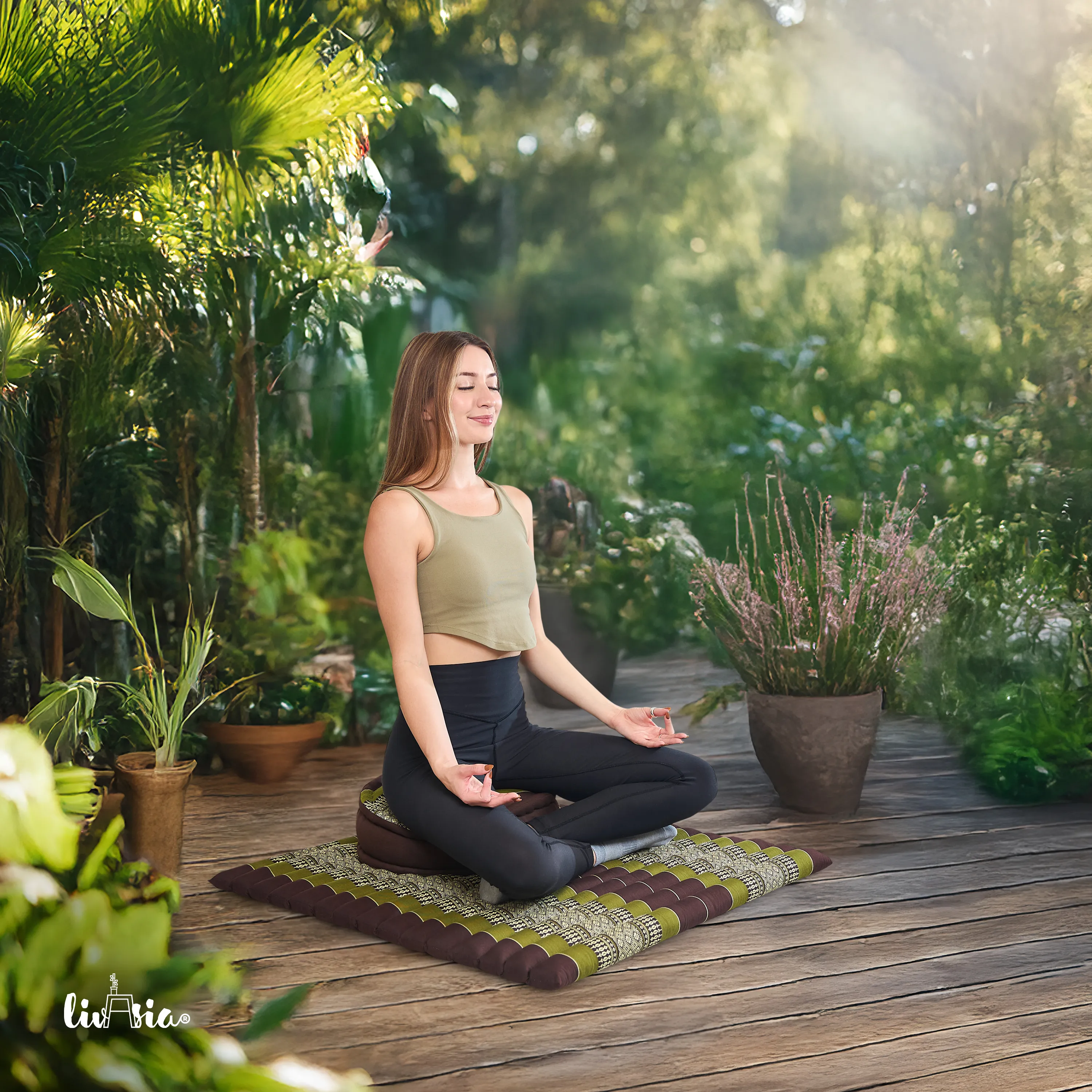Set XL cuscini da meditazione in kapok