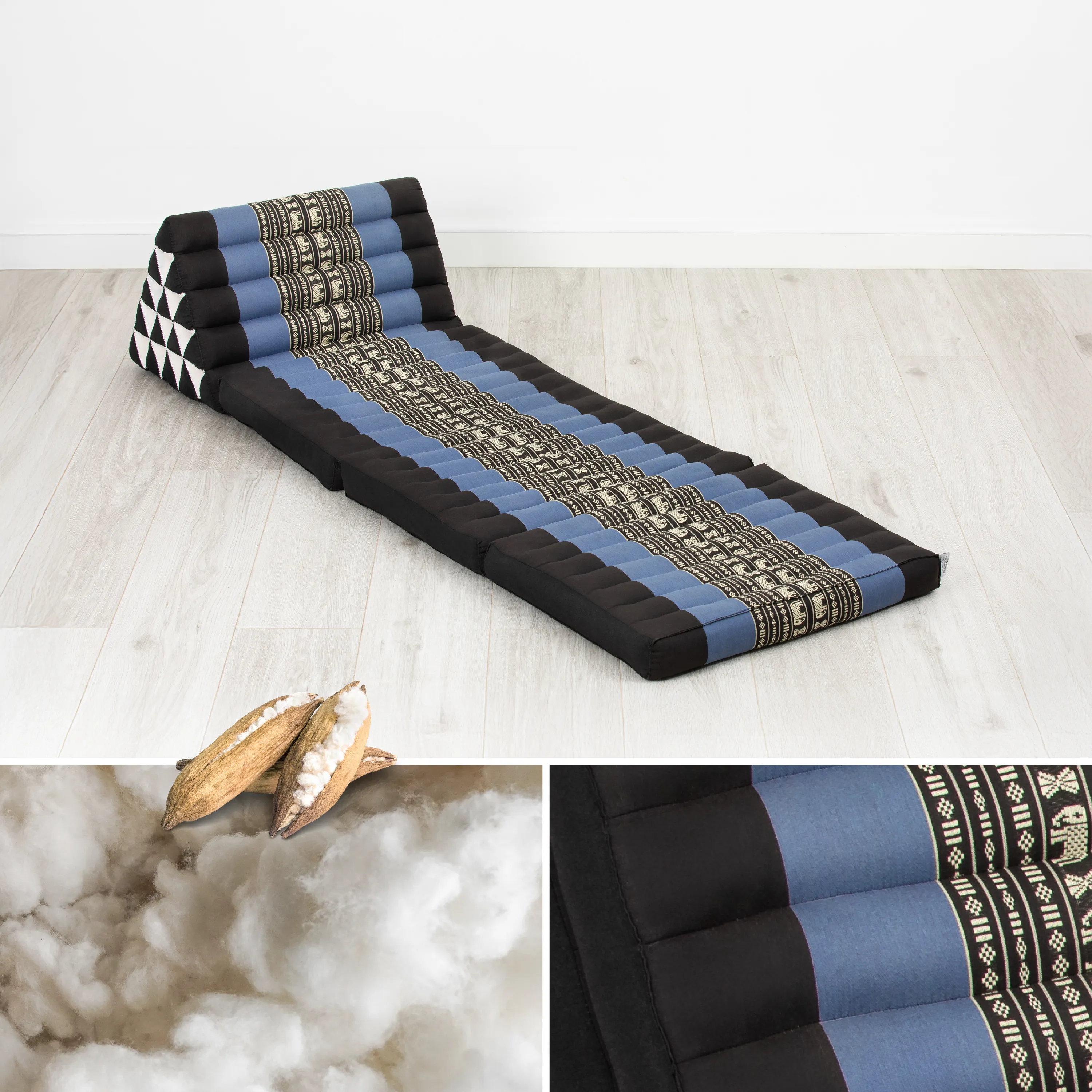 Cuscino thai in kapok altezza XXL