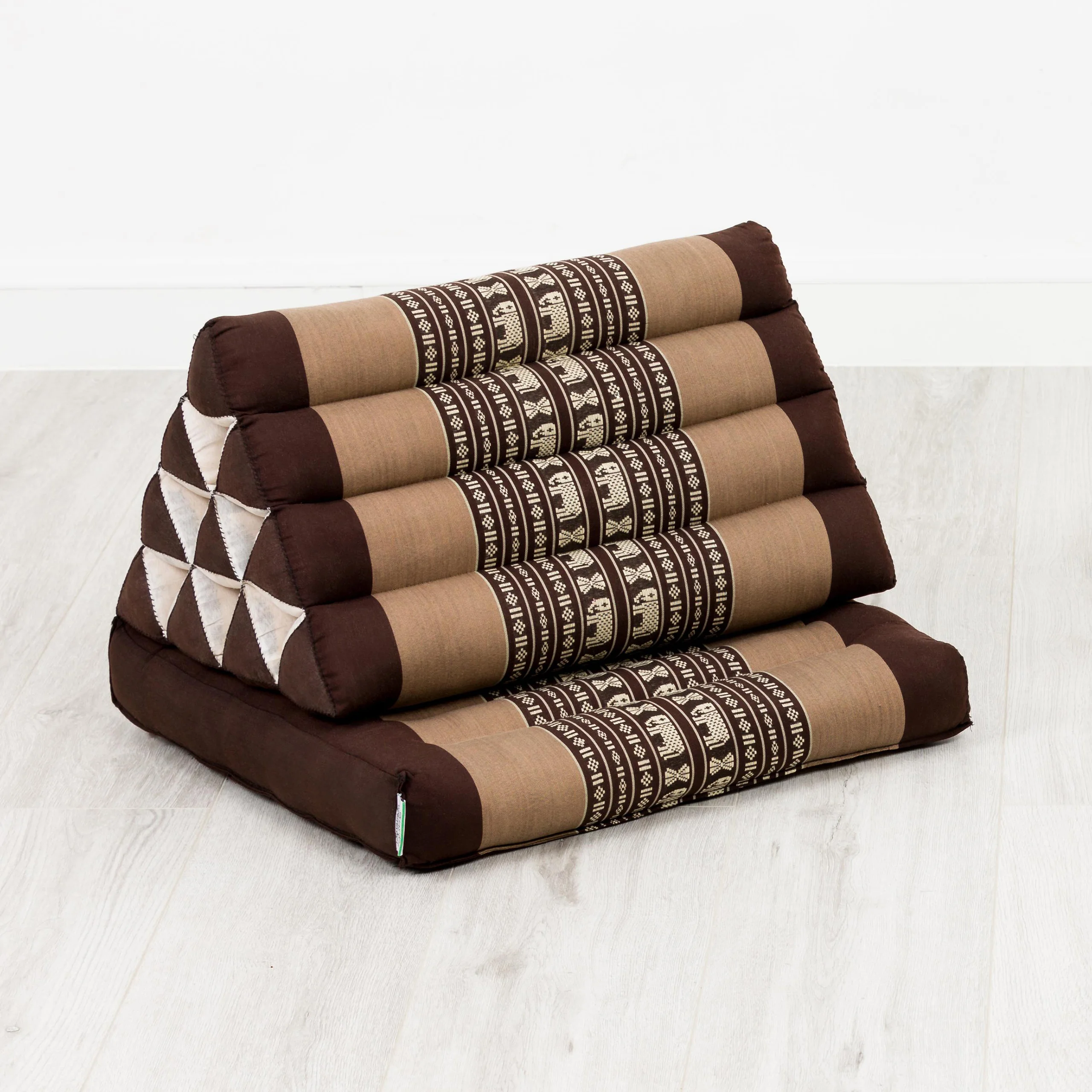 Cuscino thai in kapok con 1 elemento pieghevole