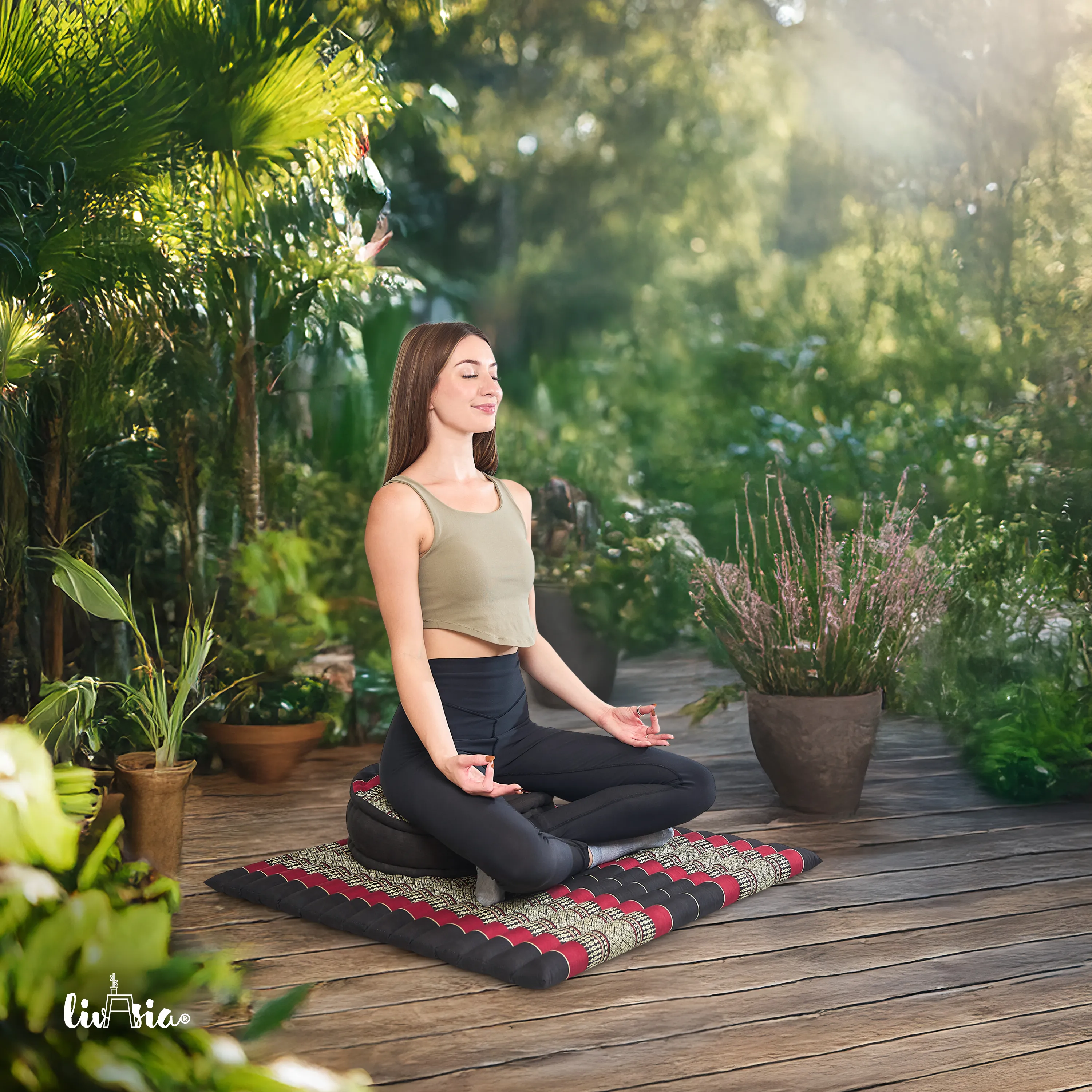 Set XL cuscini da meditazione in kapok