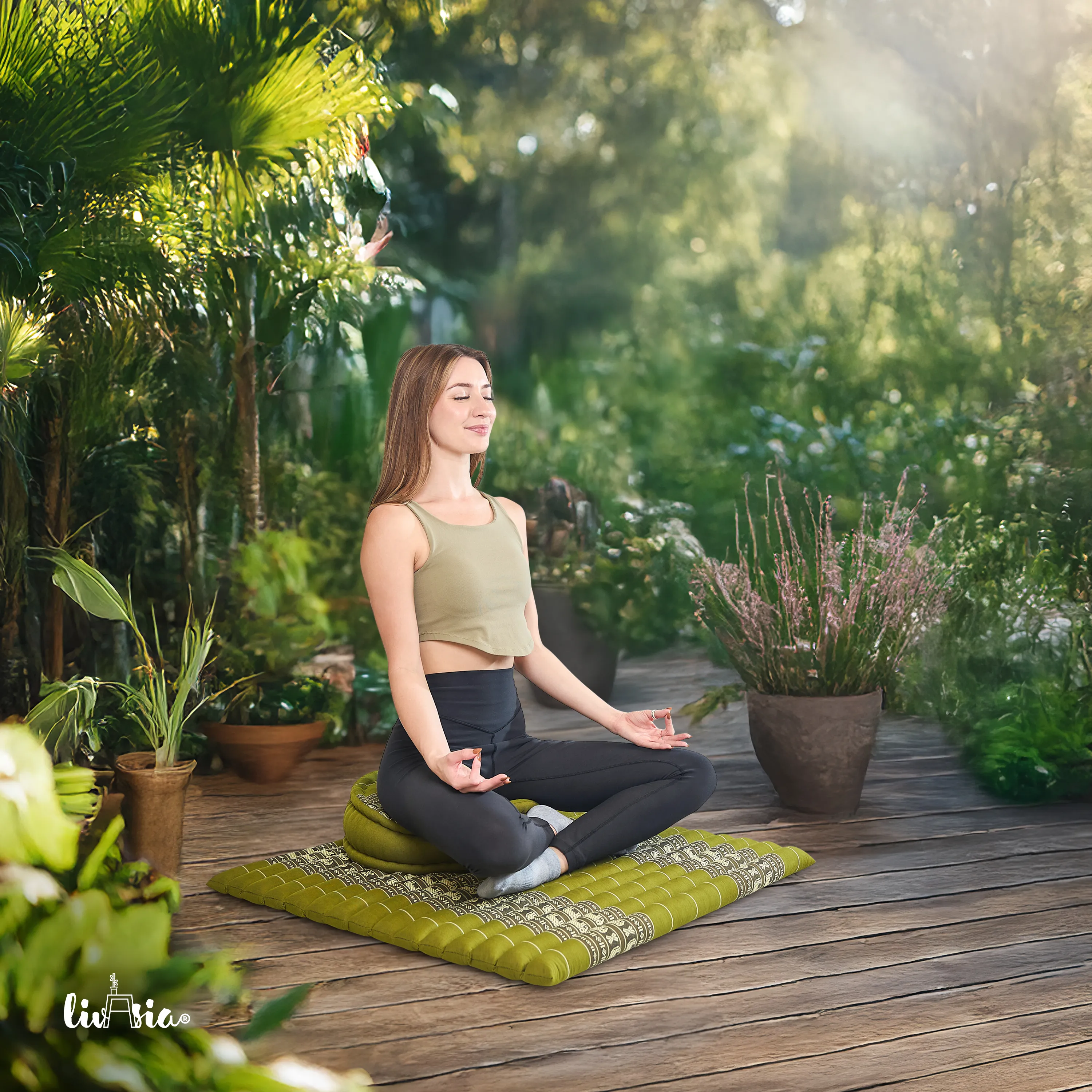 Set XL cuscini da meditazione in kapok