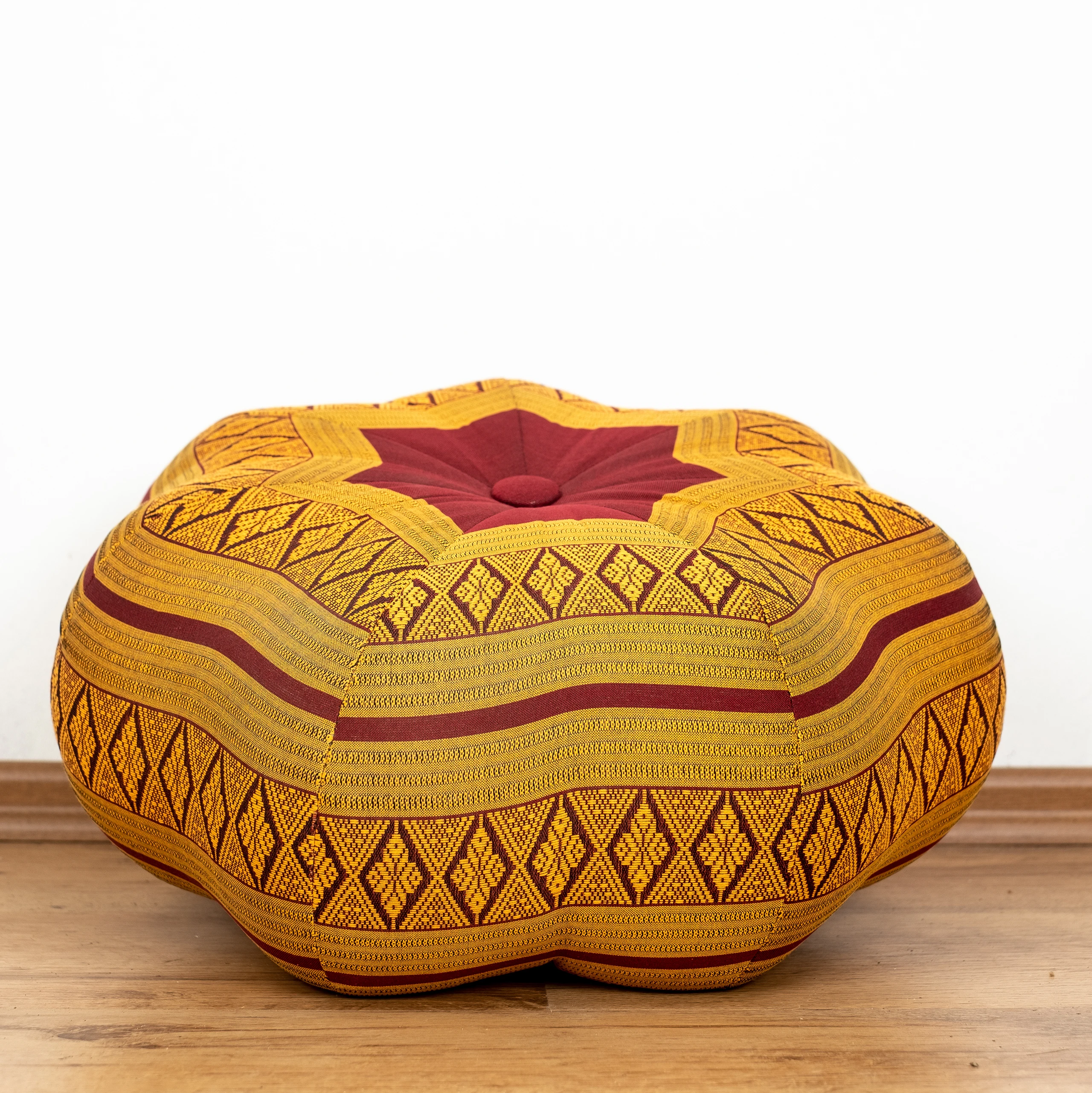 Cuscino zafu a stella grande in kapok